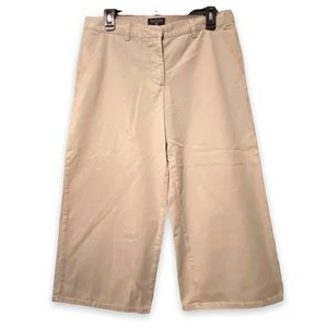 Nautica Vintage Khaki Pants Cropped Wide Leg